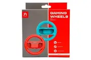 Atrix Joy-Con Gaming Wheel for Nintendo Switch 2-Pack - Red & Blue