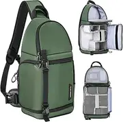 K&F Concept Camera Sling Bag Crossbody Bag Waterproof Camera Shoulder Backpack DSLR/SLR/Mirrorless Camera Case