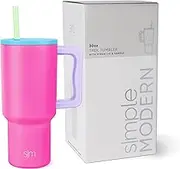 Simple Modern 30 oz Trek Tumbler with Handle and Straw | Insulated Stainless Steel Water Bottle Iced Coffee Cup Travel Mug | Gifts for Women | 30 oz | 80s Mix