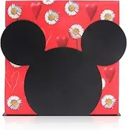 Finex Mickey Mouse Head Stainless Steel Napkin Holder Stand for kitchen table party (Black)