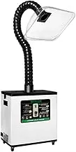 Solder Fume Extractor, Mobile Welding Smoking Machine, Welding Smoke Absorber Air Purifier, 4 Stage HEPA Filter for Nail Salon and Soldering A