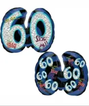 Anagram Inter Oh No! Birthday Shape 60 Balloon, 21 by 26", Multicolor # J1