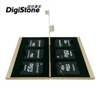 在飛比找ETMall東森購物網優惠-DigiStone 超薄型Slim鋁合金 6片裝雙層多功能記