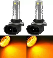 LED 30W 881 H27 Orange Amber Two Bulbs Head Light Replacement ATV UTV Bike