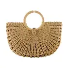 Woven Bag Eye-catching Elegant Tear-resistant Concise Woven Bag Reusable