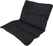 Beach Seat Floor Chair with Back Support Oxford Cloth Foldable Ground Chair Padded Cushion for Outdoor Garden Yard Fishing, 87cmx52cm