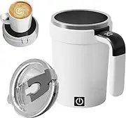 Self Stirring Mug | Innovative Magnetic Stirring Cup | Automatic Mixing Coffee Mug | Rechargeable Electric Magnetic Mixer Suitable for Travel, Use and Effortless Beverage Prep