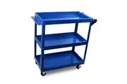 Blue 3-Tier Tool Cart Trolley Toolbox Workshop Garage Storage 150KG Organizer Garage