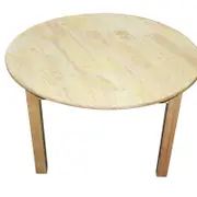 Round Table 90cm - Rubber Wood