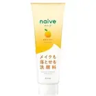 Kracie [ Naive Cleansing Face Wash Foam : Yuzu Ceramide 200g ] Makeup Remover