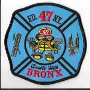 New York Fire Department (FDNY) Engine 47 Castle Hill Bronx Patch V1