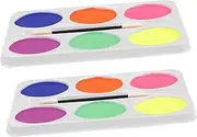 Versatile Oil-based Body Paint Palette 6 Colors for Boys and Girls' Makeup Stage Cosplay Art