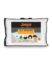[Jaspa Herington] Black All Seasons Pillow White