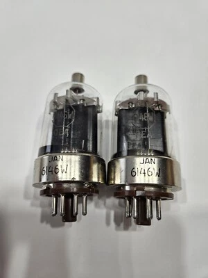2 RCA 6146W Vintage NOS Ham Radio Transmitter Amplifier Tube No Box QEA PEA