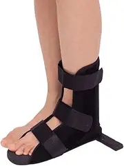 [Generic] Recovery shoes,Fracture Boot for Foot and Ankle,T-Bone Fix Post-operative Shoe,Orthopedic brace for foot injuries, ankle fractures, ankle stabilization with adjustable straps (Black, L)