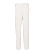 Theory Admiral Crepe Straight-Leg Pants US2 White