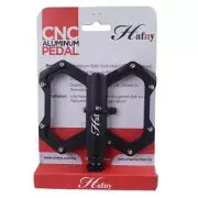 BMX Mountain bike Hafny Aluminum Alloy Flat Platform Bicycle Pedal 9/16 Black