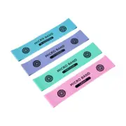 4 Micro Stretch Bands - Resistance Exercise Band Body Fitness Pull Up Stretching
