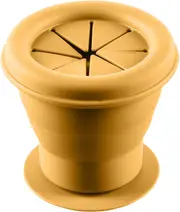 Zopa Silicone bowl with suction cup mustard yellow