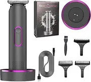 Cordless Hair Clippers For Men Professional Cordless Quiet Hair Trimmers For Barbers And Stylists With 3 Guide Combs