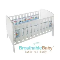 在飛比找momo購物網優惠-【英國 BreathableBaby】透氣嬰兒床圍 兩側型(