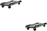 STOBOK Sets Desktop Computer Stand Pc Tower Stand Caster Wheels Adjustable Mobile Fits Pc Gaming Desk Roll
