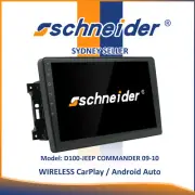 10" WIRELESS CARPLAY ANDROID AUTO GPS SAT NAV BT FOR JEEP COMMANDER 2009-2010