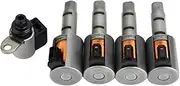 5PCS Solenoids JF015E RE0F11A 5Pcs CVT Transmission Valve Body Solenoid Suit Compatible for Nissan Note Sentra 12-up