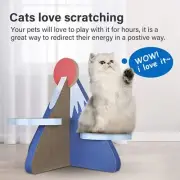Cat Scratcher Post Board Mount Fuji Shape Cat Scratching Lounge Bed Durable