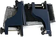 Table Tennis Net with Clamps,Sturdy Table Tennis Post | Portable Adjustable Outdoor Professional Heavy Duty Sport Accessories for Games Backyard School Basement Recreation Gym