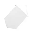 Hanging,Blank Waterproof Pins Pin Fabric Flags Canvas Hanging Strings Wooden