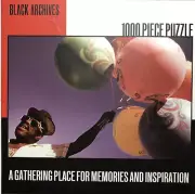 John H. White Man with Ballons Photo Puzzle 1000-Piece Black Archives