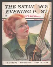 MAG: Saturday Evening Post 3/2/1935-Ogden Nash poem-Bradshaw Crandell art- pu...