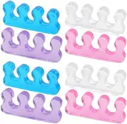 32Pcs Silicone Toe Separators Daisy Toe Separator Daisy Flower Toe Spacers Gel Rubber Toe Stretcher Pedicures for Women Nail Art Pedicure Manicure (Color : As Shown, Size : 8x3.5cm)