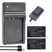 2x 1020mAH Battery +Charger for Nikon Coolpix A, P950, P1000 - EN-EL20, EN-EL20a