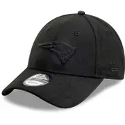 New Era 9Forty Snapback Cap FULL BLACK New England Patriots One Size
