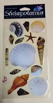 Stickepotamus Sea Shell Beach Stickers Brand New in Package Unopened scrapbook