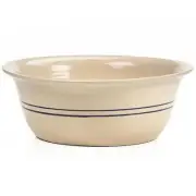Heritage Blue Stripe Stoneware Wash Basin