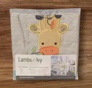 NIP Lambs & Ivy Window Valance Nursery Giraffe Baby Curtain Yoo Hoo Collection