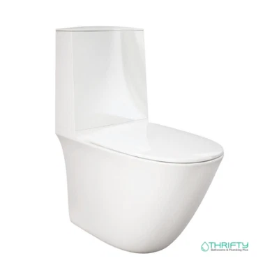 Fienza RAK Sensation Back-to-Wall Toilet Suite, Alpine White
