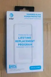 AT&T Tempered Glass Screen Protector for iPhone 12 Mini- New