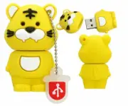 2.0 16GB 32GB 64GB Yellow Tiger Cat Animal USB Flash Thumb Drive USA Shipper