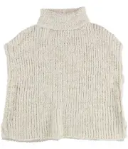 Eileen Fisher Womens Peruvian Cotton Organic Lofty Knit Sweater, White, Large