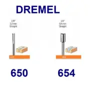 DREMEL ROUTER BIT 2 PIECE SET FOR ALL ROTARY TOOLS 650, 654