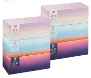 Kono Paper NewMoisturizing Tissue 3sheets 130 packs x 6 boxes from JAPAN