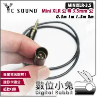 在飛比找Yahoo!奇摩拍賣優惠-數位小兔【YC Sound 億昌 MINIXLR-3.5 M