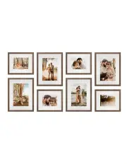[Profile Australia] Australian Made Gallery Wall Set E (8 Frames) in Chestnut