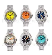 New TACTICAL FROG Sub 300T Homage NH35A 200M Diver Automatic Watch C3 43mm 316L