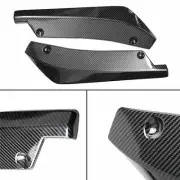 2X Carbon Fiber Style Rear Lip Bumper Splitter Canard Diffuser Spoiler Universal (for: Daihatsu)