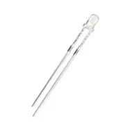 10pcs 3mm 365-370nm Light Emitting Diode DC 3.4V 20mA Clear Round Purple